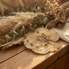 Bransoletka z amazonitem i miedzią w kolorze morskim - zdjęcie 4